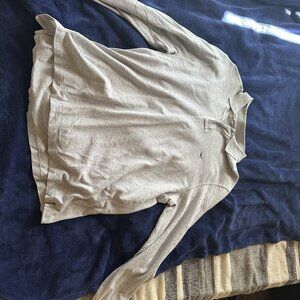 Gray Vineyard Vine Long Sleeve Collard (Gray)